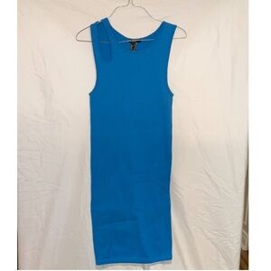 Blue Sleeveless Sheath Dress - Women